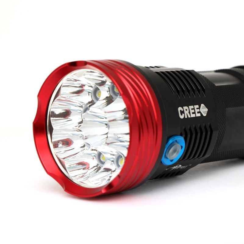 Sky Ray S110 10T6 U2 LED Baterka 10 000 lúmenov odolná hliníková zliatina pre nočné prechádzky a dobrodružstvá