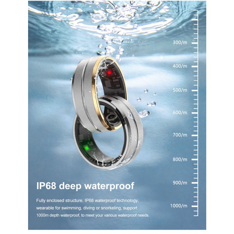 Multifunkčný inteligentný prsteň pre pokročilé monitorovanie zdravia a analýzu spánku ideálny pre fitness nadšencov