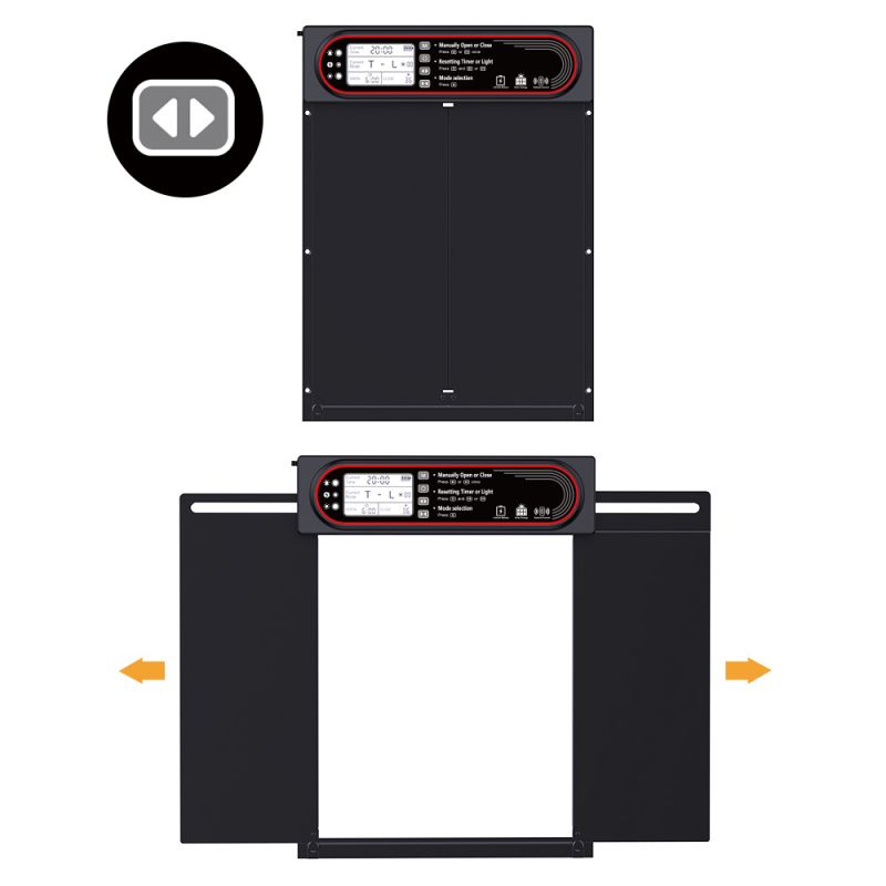 Solárne dvierka pre kurčatá s USB nabíjaním a svetelným senzorom pre ekologické riadenie hydiny