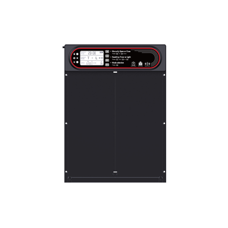 Solárne dvierka pre kurčatá s USB nabíjaním a svetelným senzorom pre ekologické riadenie hydiny