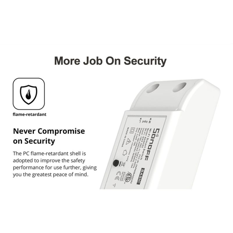 SONOFF Basic R2 Univerzálny Wifi Switch Modul Inteligentná Domáca Automatizácia Hlasové Ovládanie Alexa