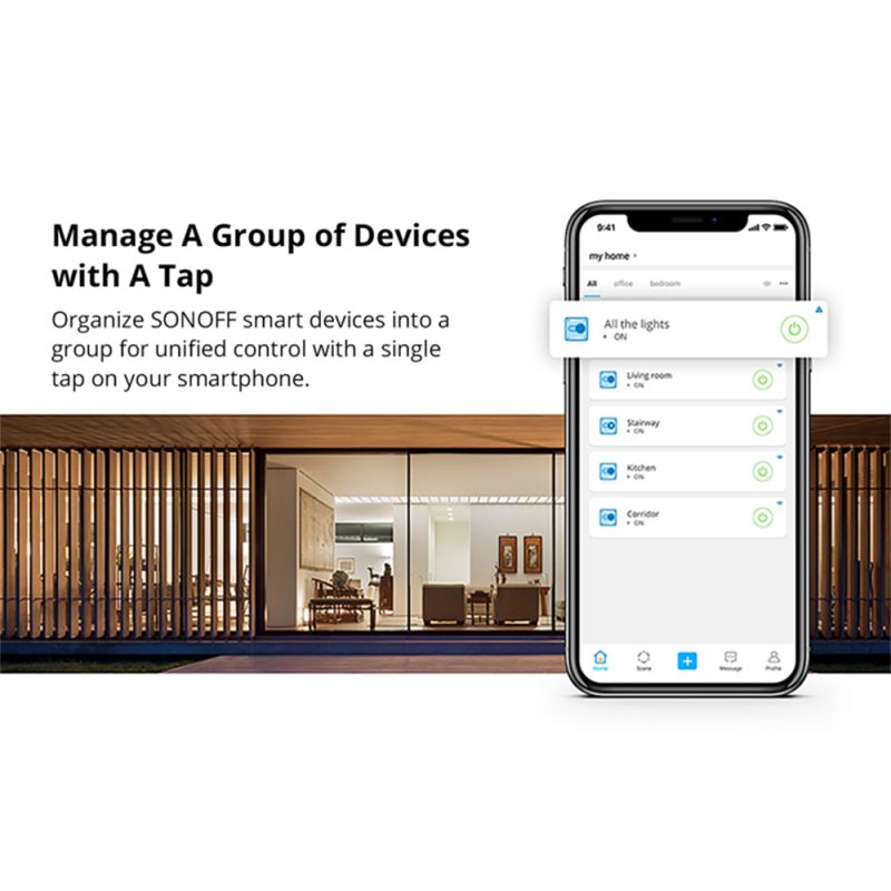 SONOFF Basic R2 Univerzálny Wifi Switch Modul Inteligentná Domáca Automatizácia Hlasové Ovládanie Alexa