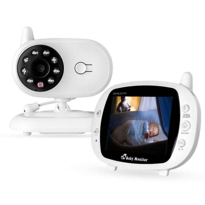 SP850 Bezdrôtová video opatrovateľka 3,5-palcová LCD nocné videnie 2-pásmový zvuk pre moderné rodičovstvo