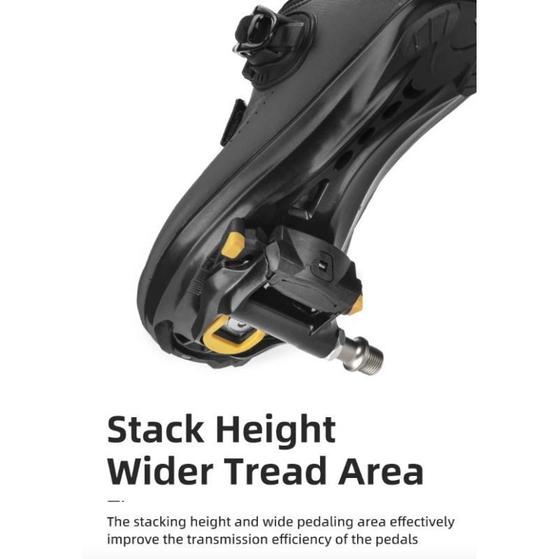 ROCKBROS SPD-SL ultralight pedále pre cestné bicykle z hliníkovej zliatiny pre cyklistickú efektivitu a stabilitu