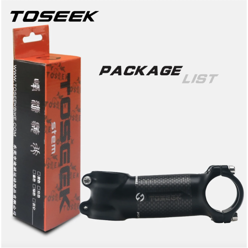 TOSEEK MTB predstavec 28,6-31,8 mm pre cyklistických nadšencov ľahký hliník a uhlík rôzne dĺžky a uhol