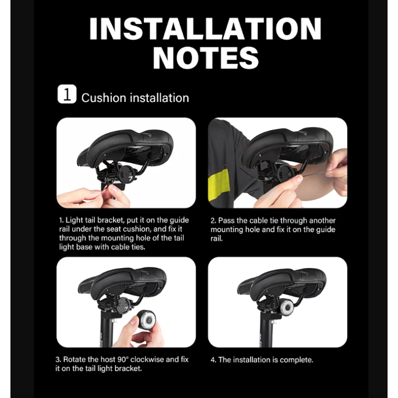 TOWILD TL03Pro LED zadné svetlo na bicykel s inteligentným brzdovým senzorom bezpečnostné cyklistické doplnky