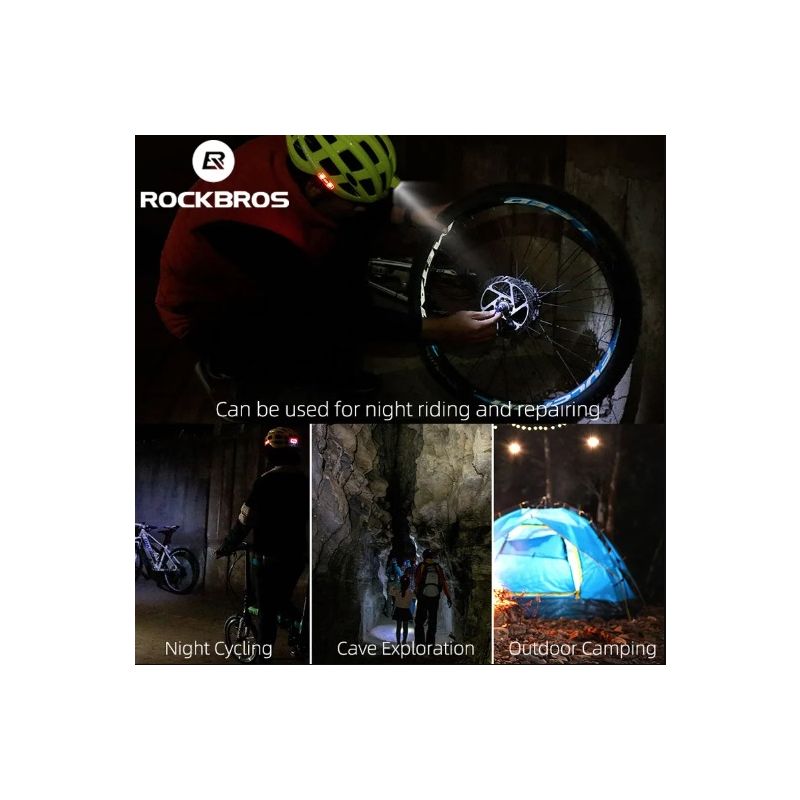 ROCKBROS ľahká cyklistická prilba USB nabíjanie integrované osvetlenie ochrana proti hmyzu ultraľahká prilba