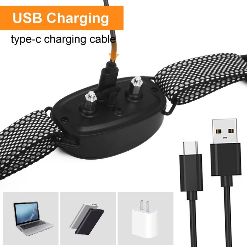 Vodotesný výcvikový obojok proti štekaniu pre všetky plemená psov IP67 pohodlný dobíjací obojok pre psa