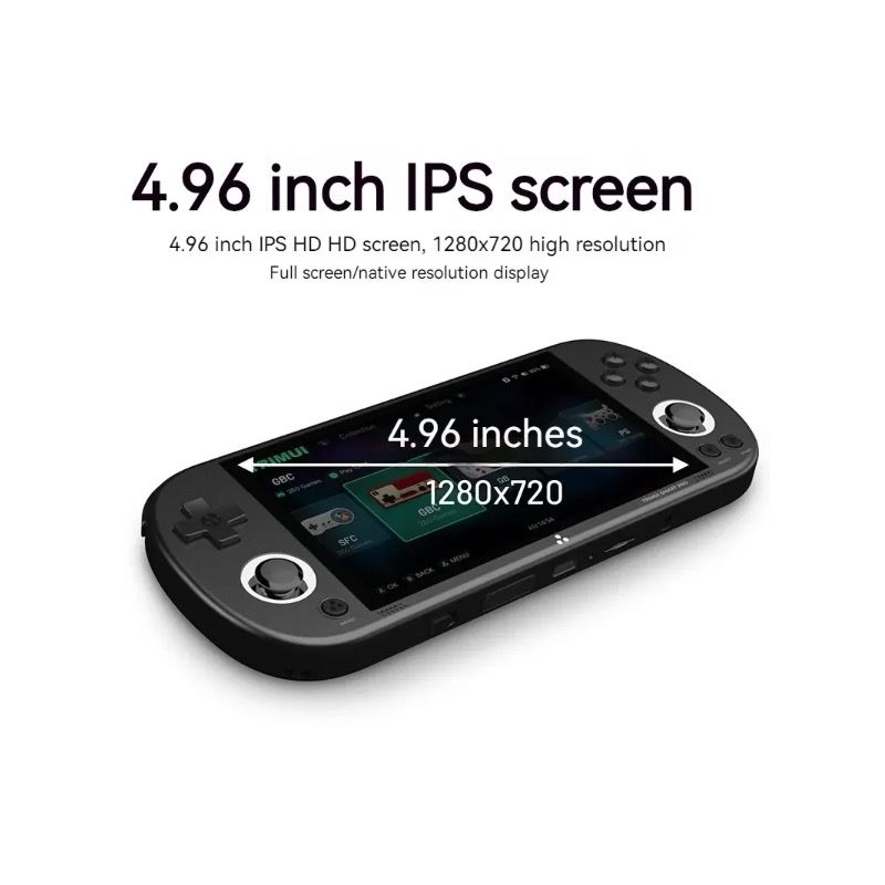 Vrecková herná konzola Trimui Smart Pro Retro Arkádová konzola 4,96-palcová HD IPS obrazovka Dlhá výdrž batérie