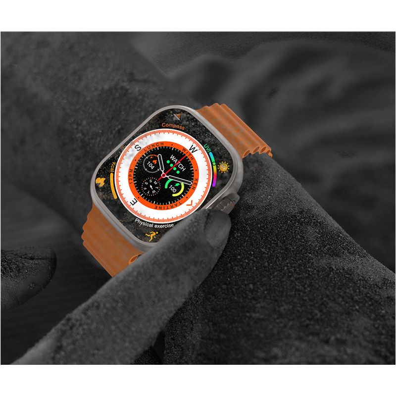 Inteligentné hodinky Ultra 9 49 mm s Bluetooth volaním, NFC, GPS, kompasom, IP68 pre Slovensko