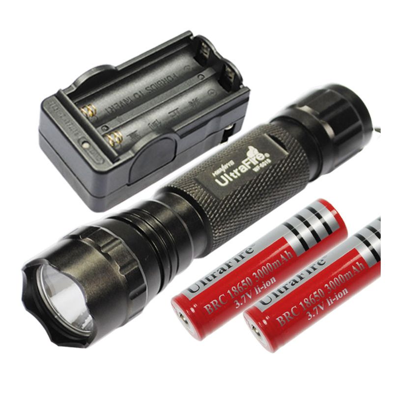 UltraFire LED svietidlo 1300 lúmenov päť režimov odolná hliníková konštrukcia spoľahlivé dobrodružstvo