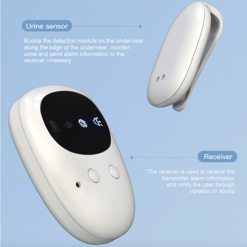 Bezdrôtový alarm nočného pomočovania pre chlapcov a dievčatá USB dobíjací senzor moču pre deti