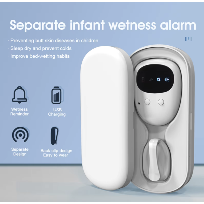 Bezdrôtový alarm nočného pomočovania pre chlapcov a dievčatá USB dobíjací senzor moču pre deti