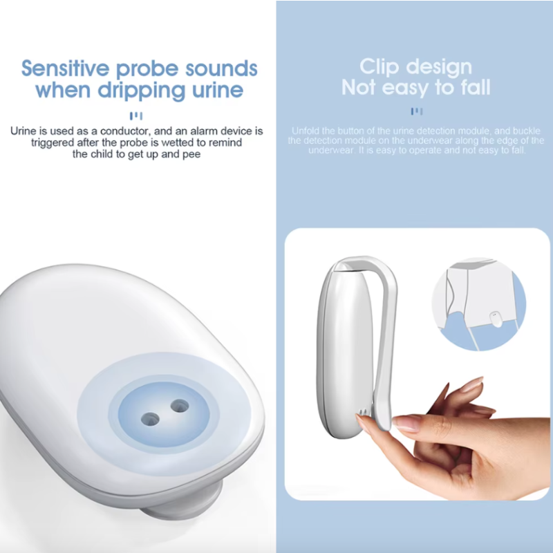 Bezdrôtový alarm nočného pomočovania pre chlapcov a dievčatá USB dobíjací senzor moču pre deti