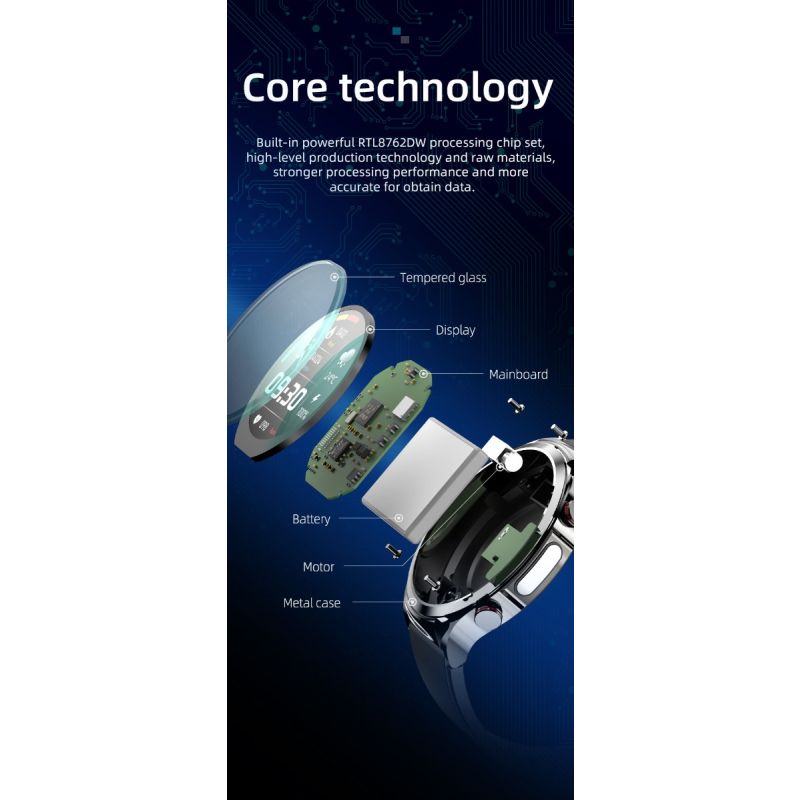 Inteligentné hodinky W11 s 1.32