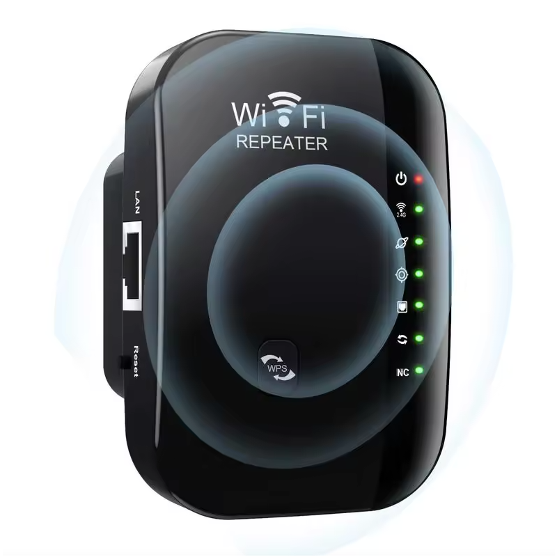 Bezdrôtový zosilňovač Wifi opakovač signálu, rozšírený zosilňovač siete, domáci smerovač cez stenu, spálňa, príjem, sťahovanie