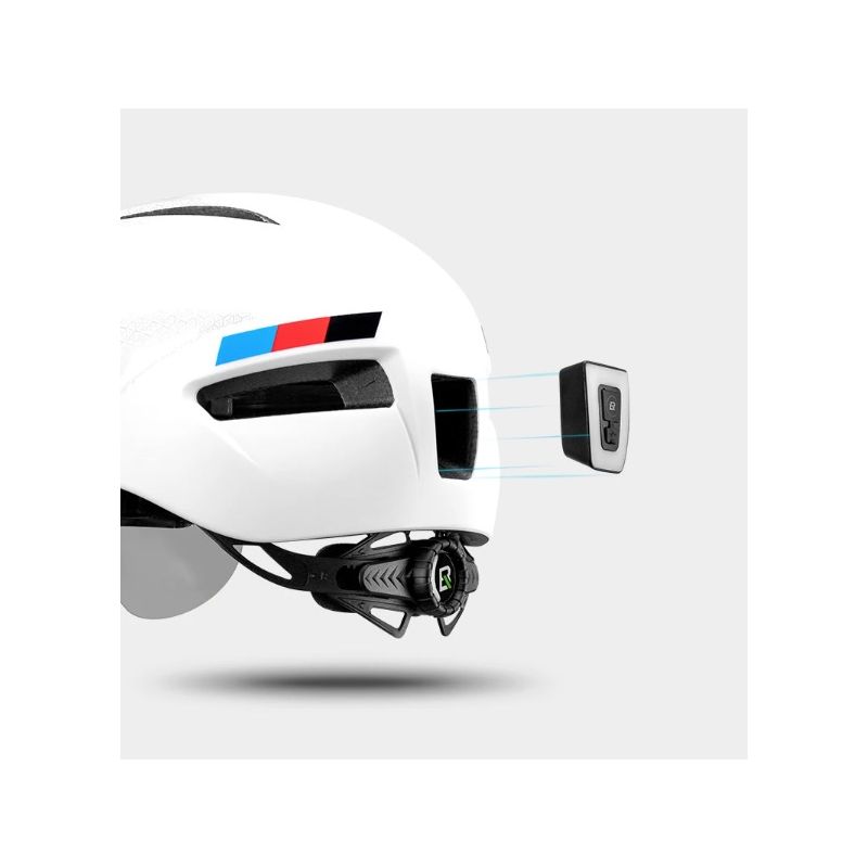 ROCKBROS nabíjateľná prilba na bicykel s integrovaným LED svetlom ultraľahký dizajn pre cyklistickú bezpečnosť