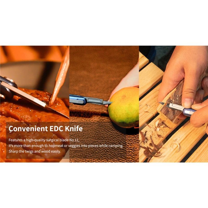 Wuben E62 multifunkčné pero svetlo 130 lúmenov ľahké prenosné EDC LED pero pre každodenné nosenie