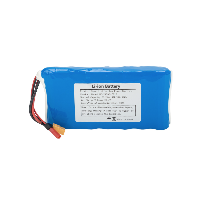 21700-7S1P-25,2V nabíjacia Li-Ion batéria pre skateboard robustné bezpečnostné funkcie kapacita 5000mAh
