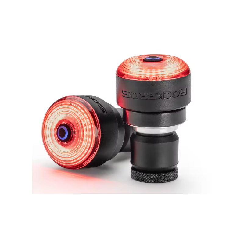 ROCKBROS R0 Koncovka Riadidiel Svetlo | Cyklosvetlo pre Bezpečnosť & Viditeľnosť | Type-C Nabíjanie