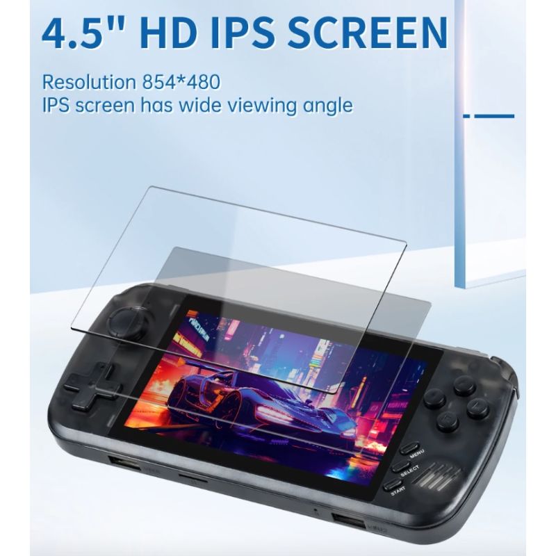 POWKIDDY X39pro prenosná herná konzola 4.3 palcová IPS podpora PS1 klasické hry neobmedzená prenosná zábava