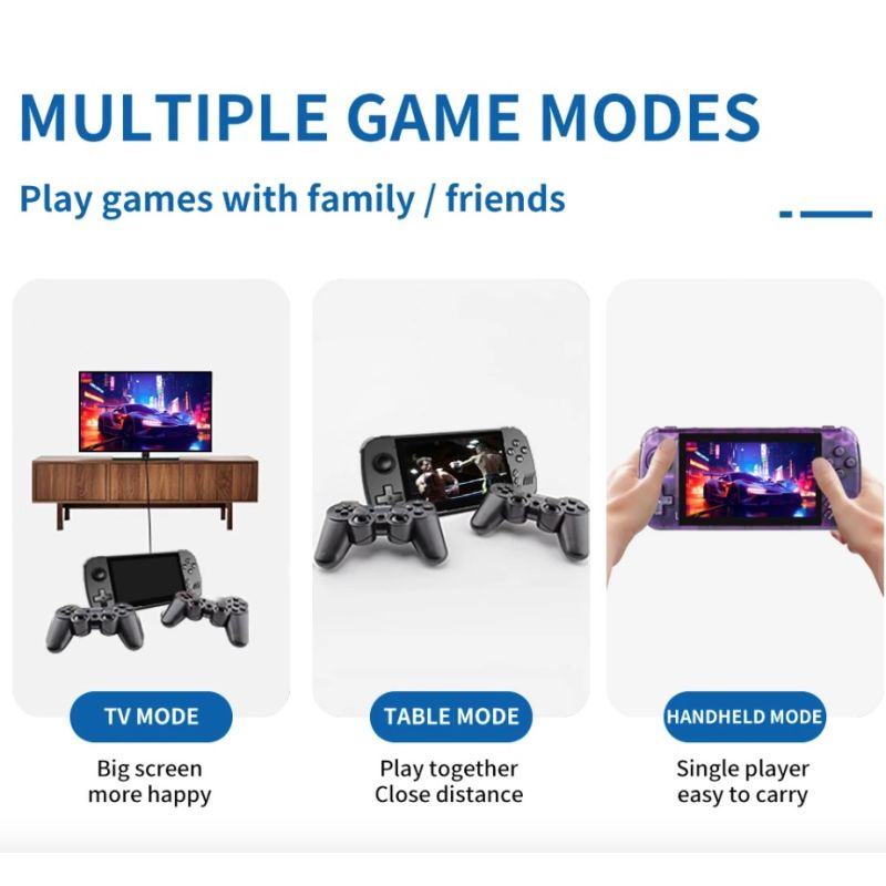 POWKIDDY X39pro prenosná herná konzola 4.3 palcová IPS podpora PS1 klasické hry neobmedzená prenosná zábava