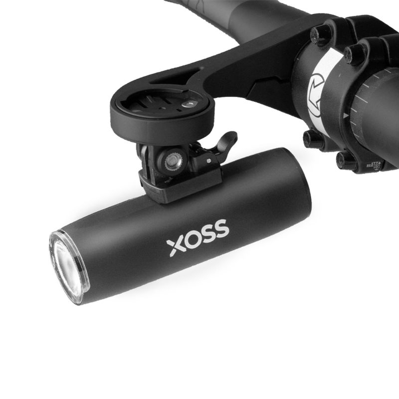 XOSS XL-400 predné svetlo na bicykel 400 lumenov vodotesné USB nabíjacie s 5 režimami svietenia pre MTB
