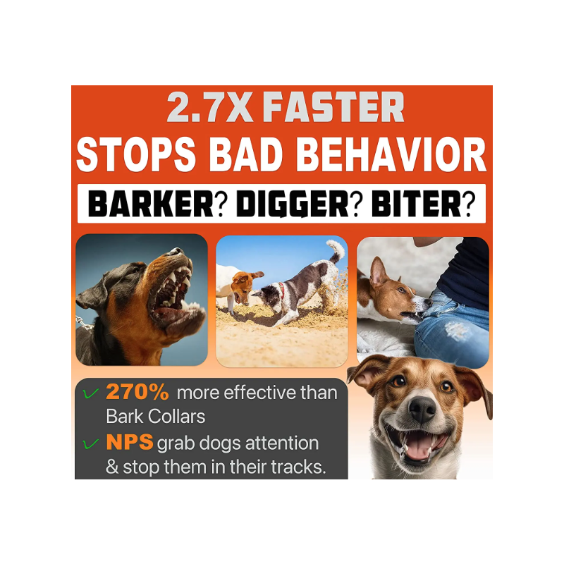 Ultrazvukové zariadenie na výcvik psov Dobíjací odpudzovač psov s LED baterkou pre humánny bezbolestný tréning