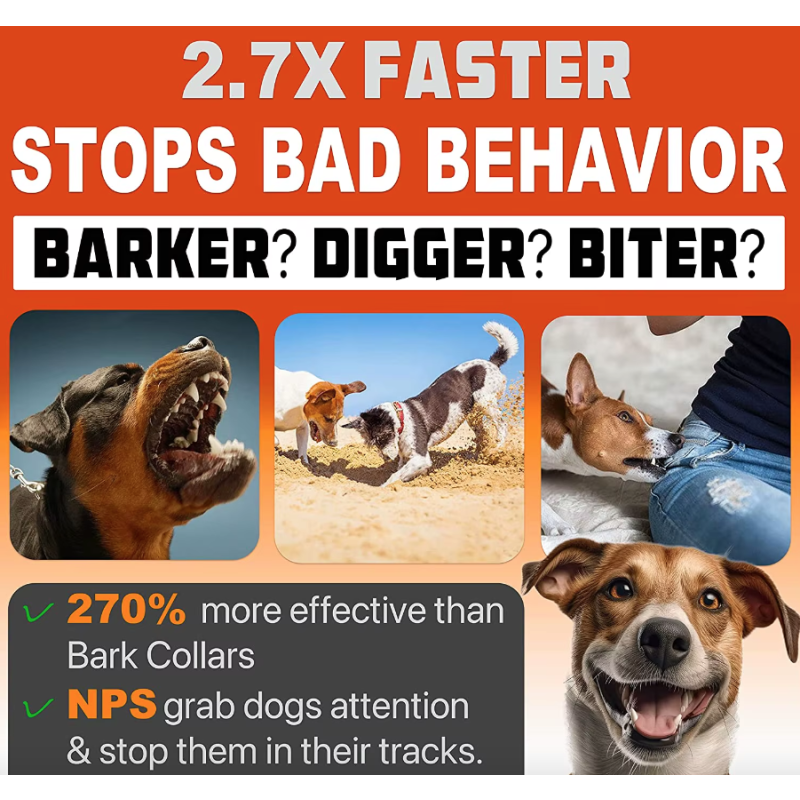 Odpudzovač psov Ultrazvukové zariadenie na výcvik psov Dobíjacie riešenie pre kontrolu štekania a humánny tréning