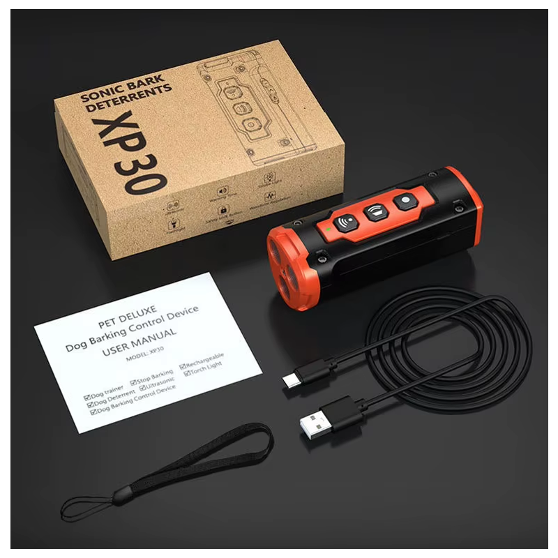 Odpudzovač psov Ultrazvukové zariadenie na výcvik psov Dobíjacie riešenie pre kontrolu štekania a humánny tréning