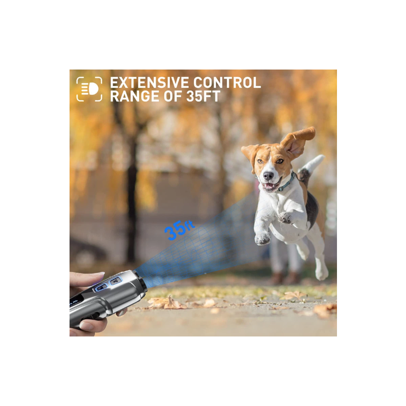 Univerzálny Ultrazvukový Odpudzovač Psov s LED Baterkou Bezpečná Úprava Správania a Prevencia Štekania