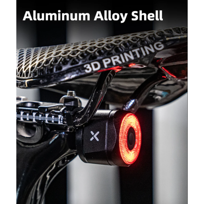 Zadné svetlo na bicykel XOSS XR Pro inteligentná detekcia bŕzd LED nabíjanie vodotesné príslušenstvo