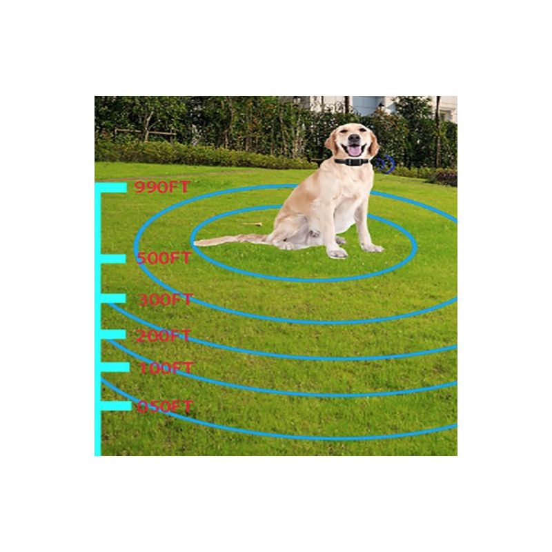 Bezdrôtový Elektronický Ohradník inteligentné zariadenie na výcvik psov ergonomický obojok farebný displej