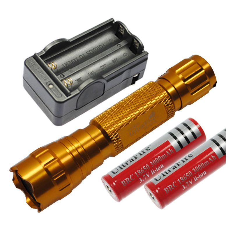 UltraFire LED svietidlo 1300 lúmenov päť režimov odolná hliníková konštrukcia spoľahlivé dobrodružstvo