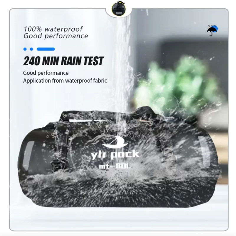 Motocyklová Taška 40L/80L Vodotesná Sedlová Taška na Bicykel MTB Zadný Nosič Batoh Jazda na Motocykli Turistika Kufra PVC 500D