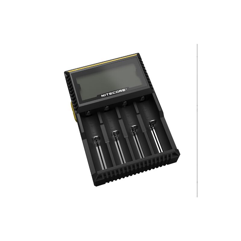 Nitecore D4 DIGICHARGER inteligentná nabíjačka s LCD displejom pre Li-ion 18650 a 26650 batérie bezpečnosť