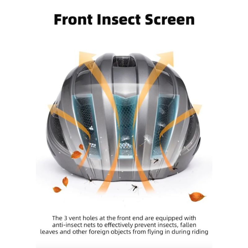 ROCKBROS ultraľahká cyklistická prilba s LED zadným svetlom vodeodolná MTB prilba cyklistické pohodlie