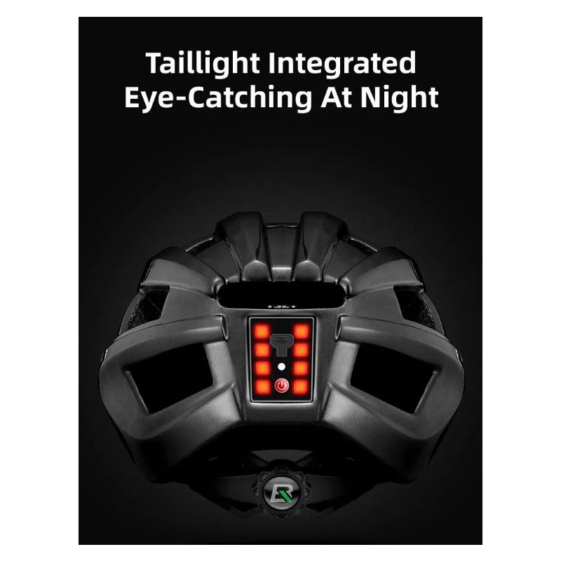 ROCKBROS ultraľahká cyklistická prilba s LED zadným svetlom vodeodolná MTB prilba cyklistické pohodlie