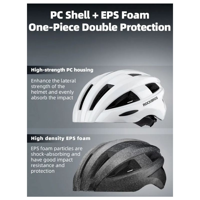 ROCKBROS ultraľahká cyklistická prilba s LED zadným svetlom vodeodolná MTB prilba cyklistické pohodlie