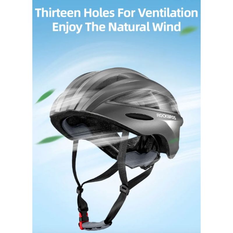 ROCKBROS ultraľahká cyklistická prilba s LED zadným svetlom vodeodolná MTB prilba cyklistické pohodlie