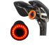 Xlite100 Inteligentné cyklistické zadné svetlo USB smart lampa bezpečnosť super jasné COB LED viditeľnosť noc
