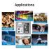 APEXEL 200-násobné zväčšenie mikro vreckový makro objektív pre iPhone Samsung mobilná fotografia prírody