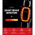 MEILAN X6 Inteligentné zadné svetlo na bicykel USB dobíjacie LED vysoký jas automatická detekcia brzdenia