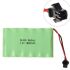 NI-MH AA batéria 7.2V 1800mAh, 6ks Dobíjateľná RC batéria pre modely, Ekologická, Vysoká NIKLOVÁ kapacita