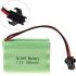 6ks Ni-MH 3A 7.2V 800mAh Nabíjateľná batéria so SM konektorom pre RC auto, loď, model lietadlo