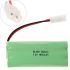NiMH AA 7.2V 1800mAh R/C batéria, dobíjateľná do RC modelov, 6ks, veľký biely konektor