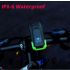 Bicykel svetlá 2X T6 2400 lúmenov USB nabíjateľné predné svetlo pre cyklistickú bezpečnosť inteligentný režim