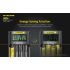Nitecore UMS4 inteligentná USB nabíjačka so štyrmi slotmi pre 18650 21700 rýchle nabíjanie a USB-C vstup