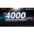 Nitecore T4K prenosná kľúčenka baterka 4000 lúmenov XP-L2 V6 LED USB-C pre vonkajšie osvetlenie a nosenie