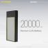 Robustná Nitecore NB20000 QC 20000mAh ľahká prenosná nabíjačka rýchle nabíjanie USB-C viacportová energia